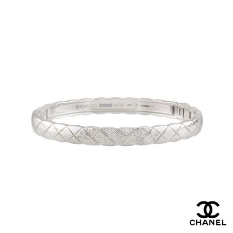 chanel white gold bracelet|vintage Chanel bracelet gold.